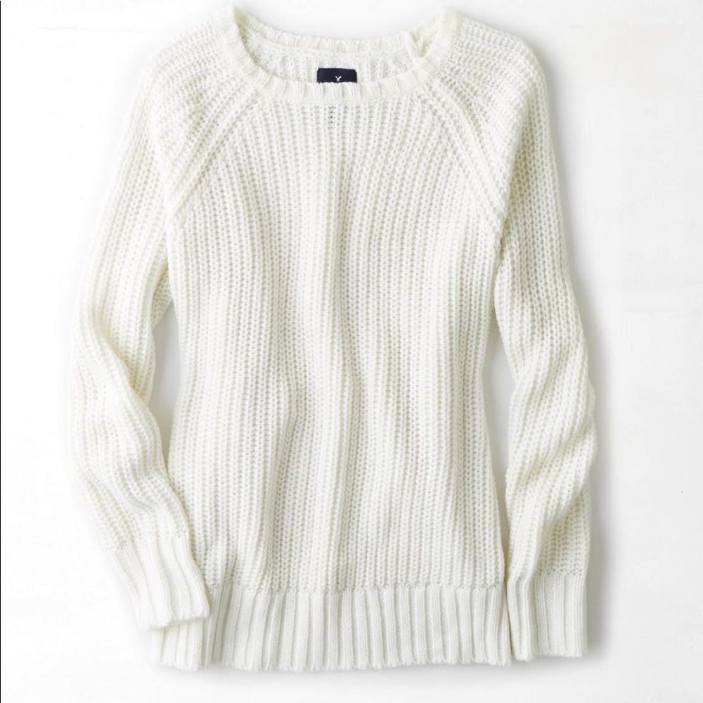 White with Soft Sparkles Sweater